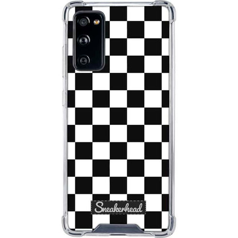 Sneakerhead Checkered Galaxy S20 FE Clear Case